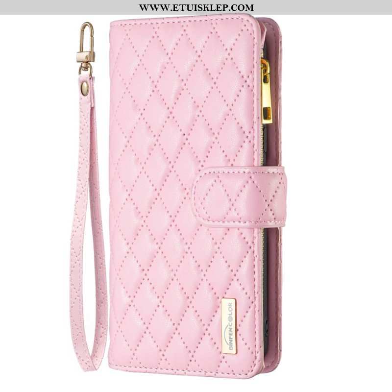Etui Folio do Poco X5 5G Kolorystyka Binfen Pikowana